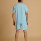 Albion Premium Men’s Sky Blue Co-ord Set – Stylish & Comfortable