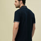 Albion Premium Cyan Navy Mens T-Shirt