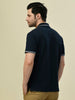 Albion Premium Cyan Navy Mens T-Shirt