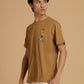 Albion Premium Cyan D.Brown Mens T-Shirt