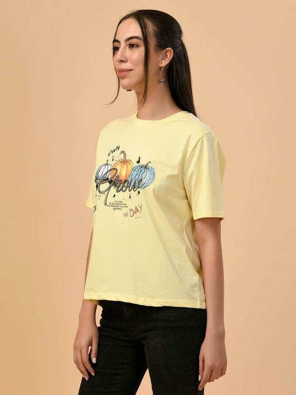 Albion Premium Ladies Lemon Regular T-Shirt