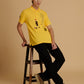 Albion Premium Men's Mango T-Shirt – Stylish Regular Fit Casual Cotton T-Shirt for Men
