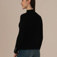 Women’s Woollen Knit Top – Elegant & Ultra-Soft Albion Wear_BLACK