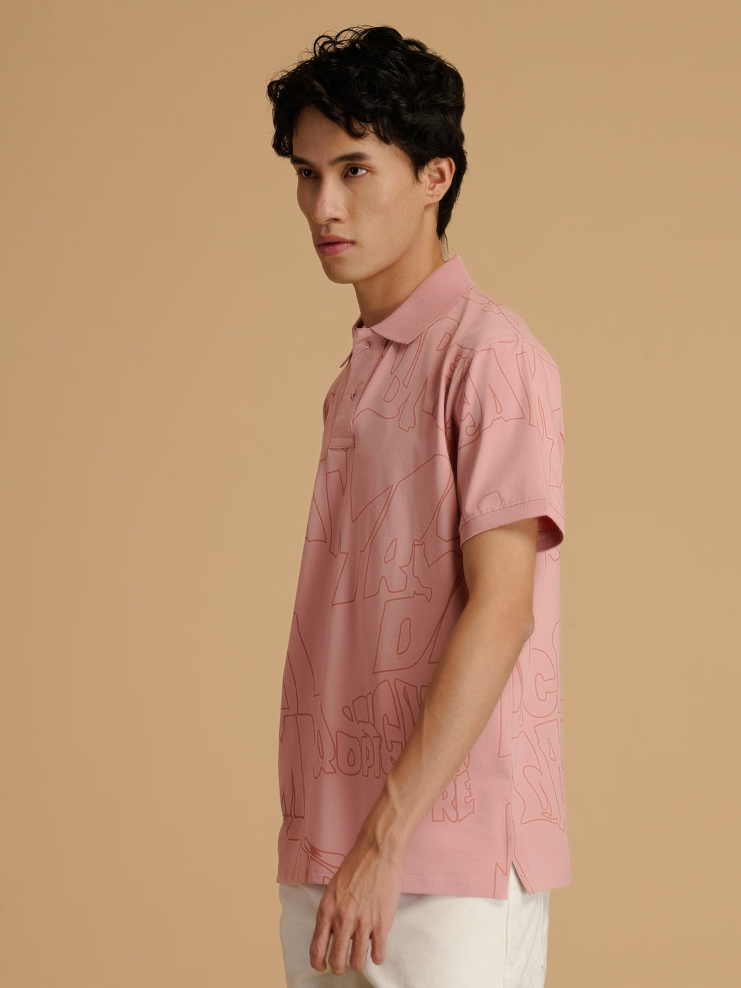 Albion Premium Cyan D.Pink Mens T-Shirt