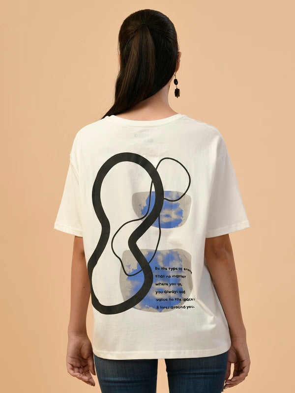 Albion Premium Ladies White Regular T-Shirt