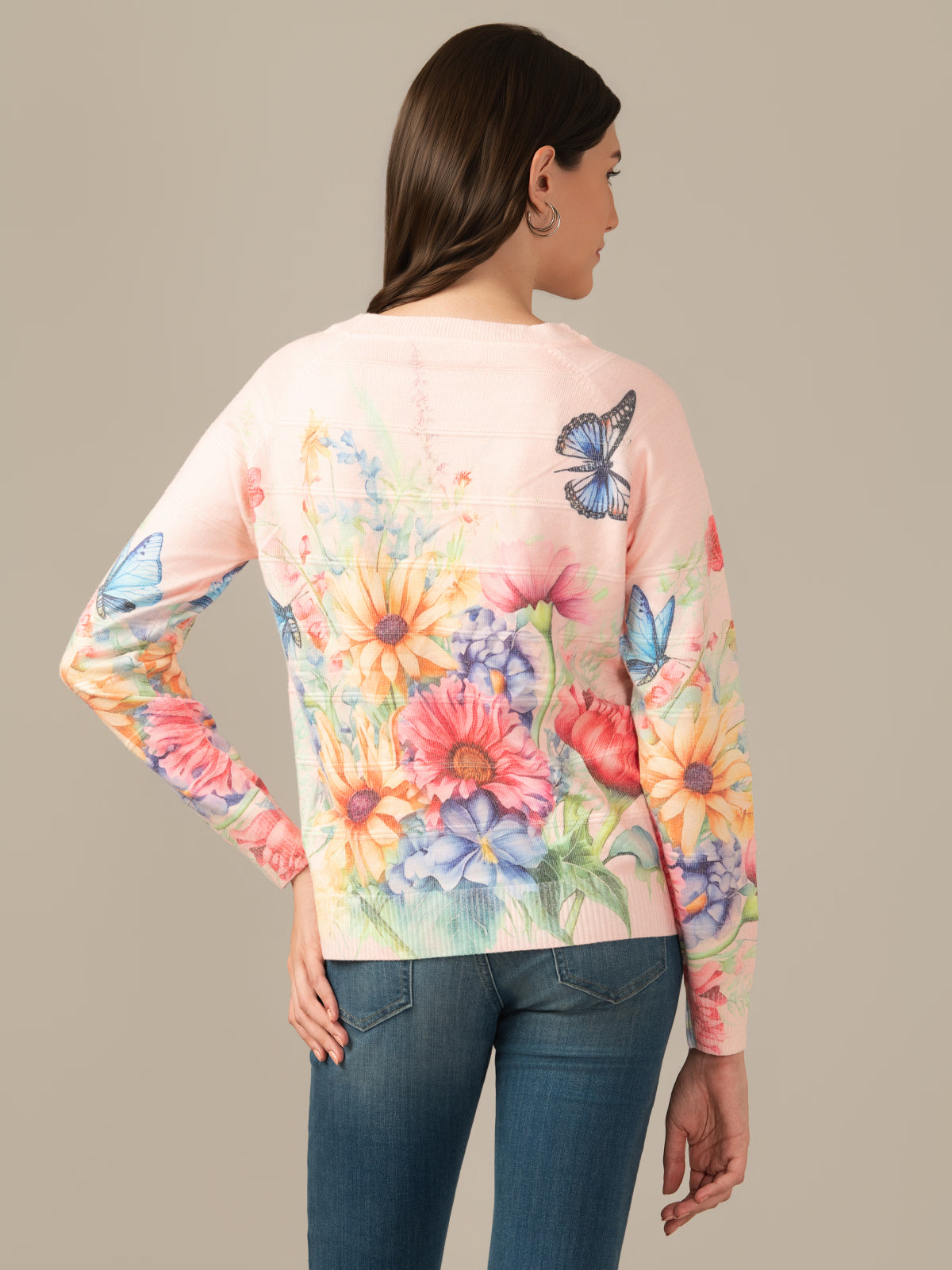Damen Wool Sweatshirt – Cozy & Stylish Peach