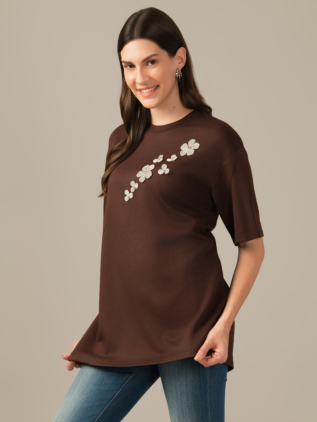 Albion Women’s Elegant Regular Fit Top Comfortable Summer Wear