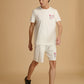 Albion Premium Mens Matching Cord Set | Short Sleeve Top + Shorts | Daily Wear