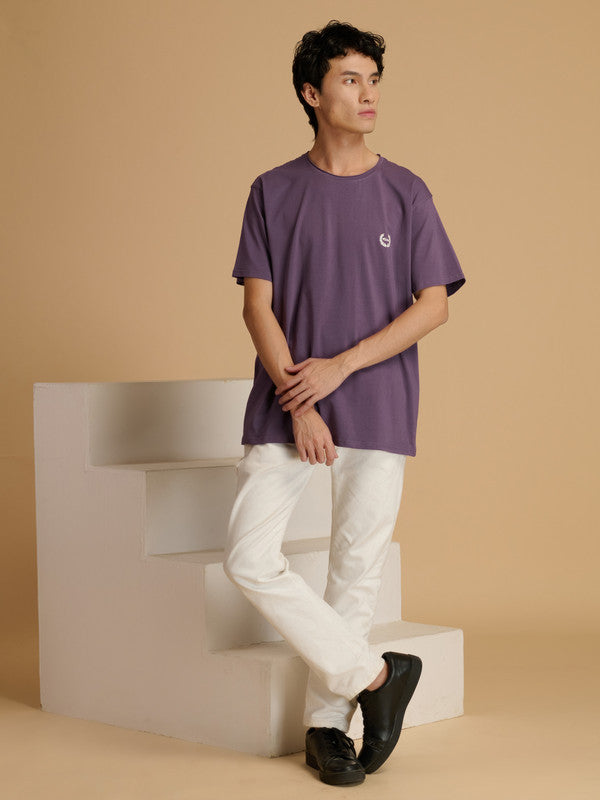 Albion Men’s Solid Crew Neck T-Shirt Comfortable Summer Casual Tee