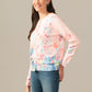 Albion Women Woolen Cardigan for Winter | Cozy Soft Knitwear  off peach