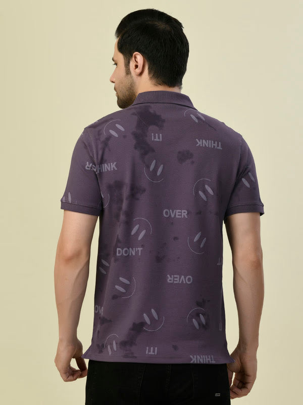 Albion Premium Cyan Mouse (Purple) Men T-Shirt
