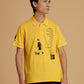 Albion Premium Men's Mango T-Shirt – Stylish Regular Fit Casual Cotton T-Shirt for Men