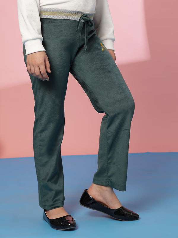 Albion Kids Track Pants Comfortable Lounge Trackpant | All Day Wear_B.Green