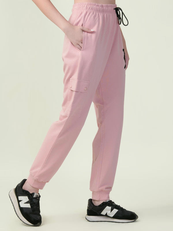 Albion Premium Women Cyan Cotton Joggers
