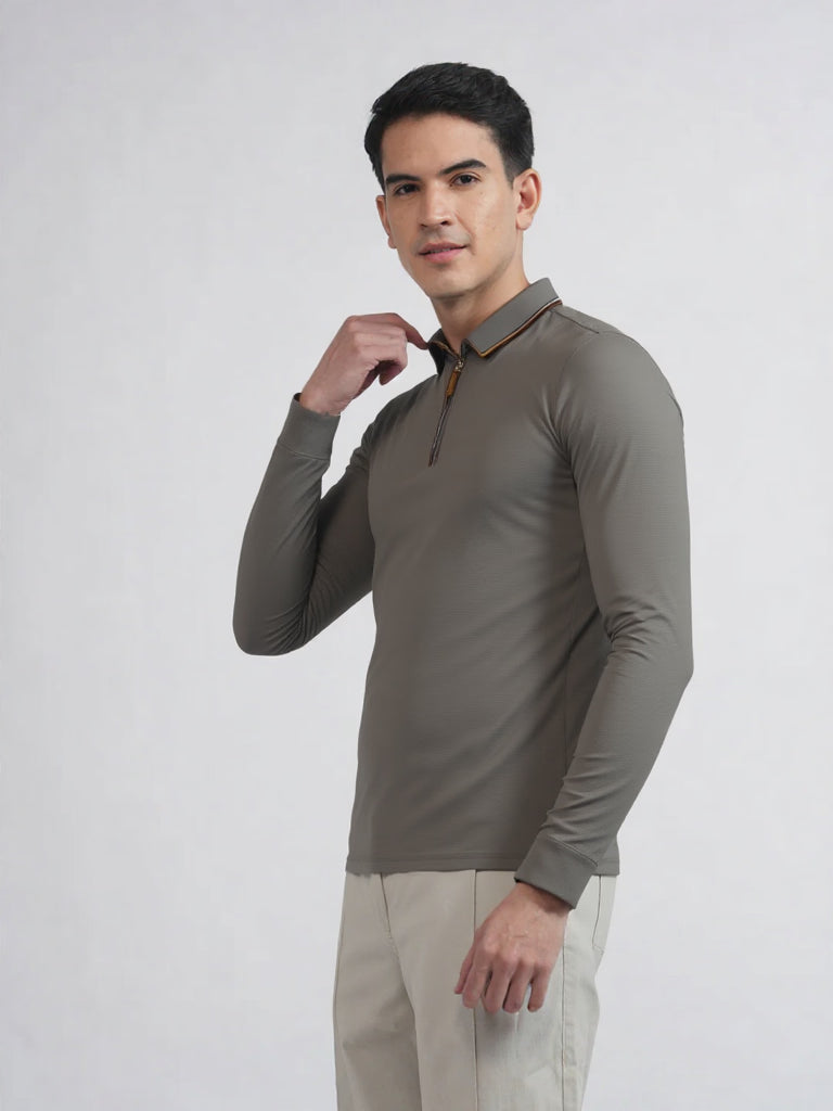 Albion Premium Men's Winter Casual Fawn T-Shirt
