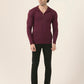 Albion Men’s Classic Fit Pullover – Durable, Stylish, and Comfortable_Wine