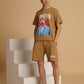 Albion Premium Boys Matching Cord Set | Short Sleeve Top + Shorts | Daily Wear