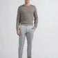Albion Premium Men's Winter Casual Fawn Solid T-Shirt