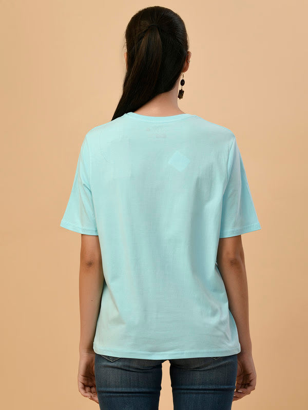 Albion Premium Ladies Aqua Regular T-Shirt