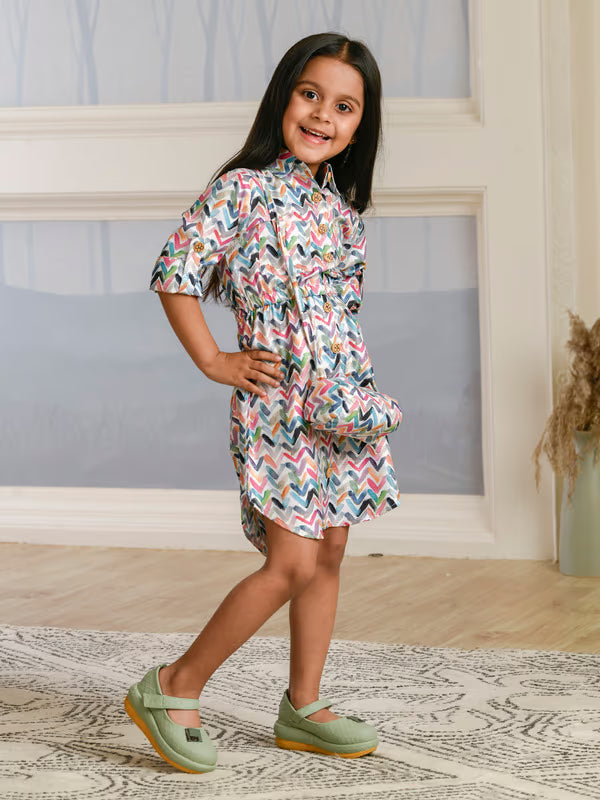 Albion Premium Girls Innocence Multy Frock