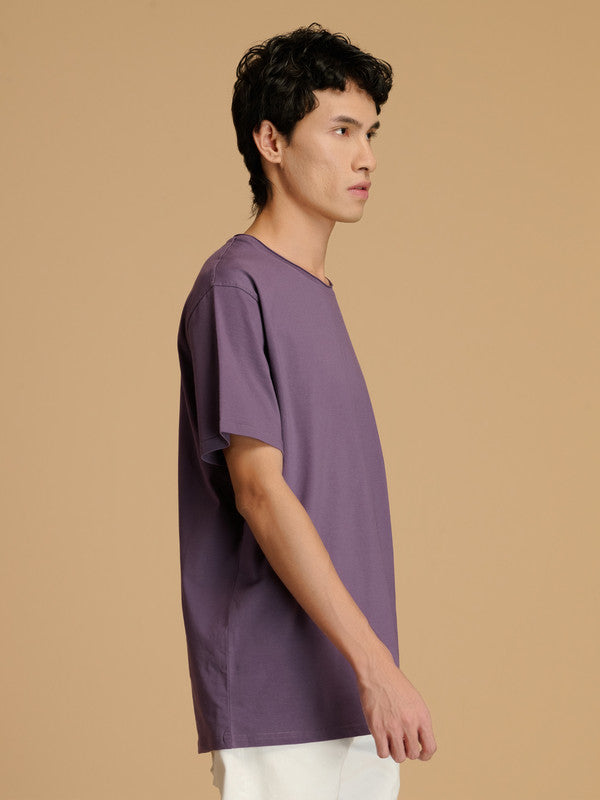 Albion Men’s Solid Crew Neck T-Shirt Comfortable Summer Casual Tee