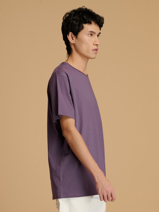 Albion Men’s Solid Crew Neck T-Shirt Comfortable Summer Casual Tee