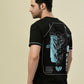 Albion Premium Cyan Black Men T-Shirt