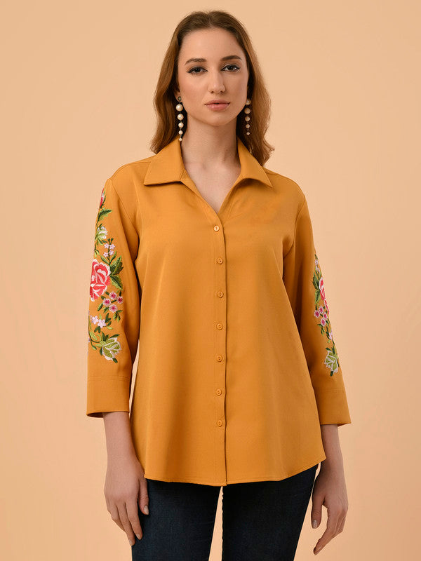 Albion Premium Just In-Time Mustard Shirt