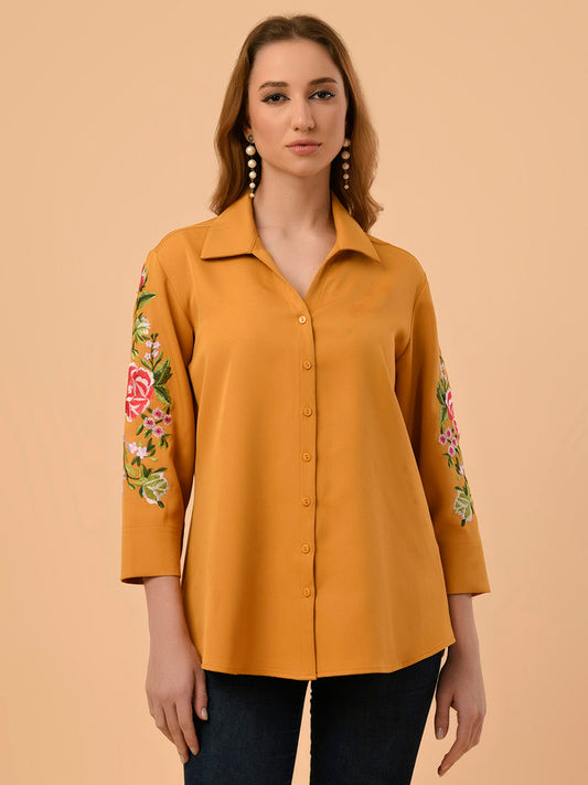 Albion Premiuim Just In-Time Mustard Shirt