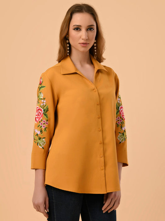 Albion Premiuim Just In-Time Mustard Shirt