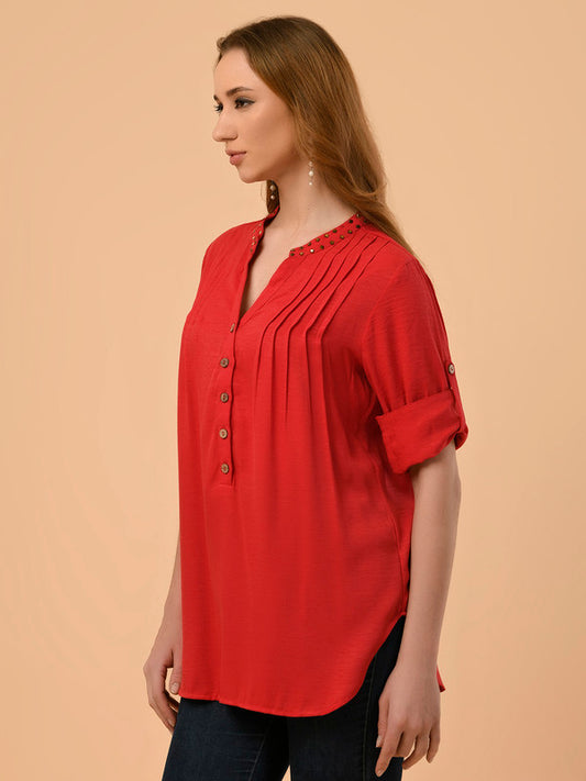 Albion Premiuim Just In-Time Red Shirt