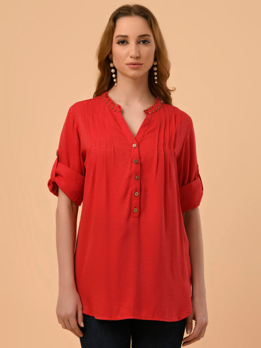 Albion Premiuim Just In-Time Red Shirt