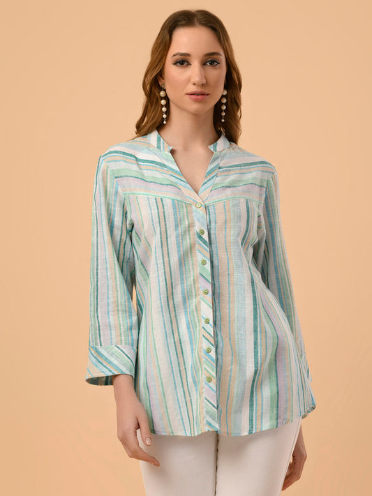 Albion Premiuim Just In-Time Linen Slubs Shirt