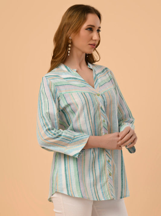 Albion Premiuim Just In-Time Linen Slubs Shirt