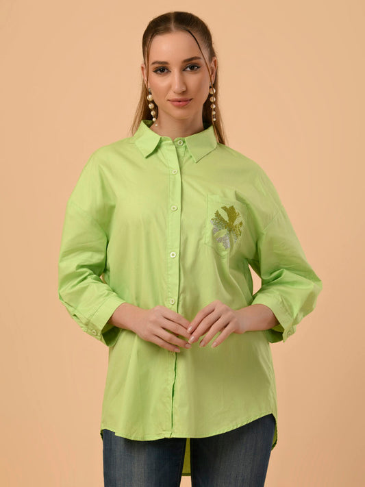 Albion Premium Ambika Green Top