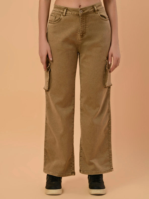Albion Premium Lotus M Brown Jeans