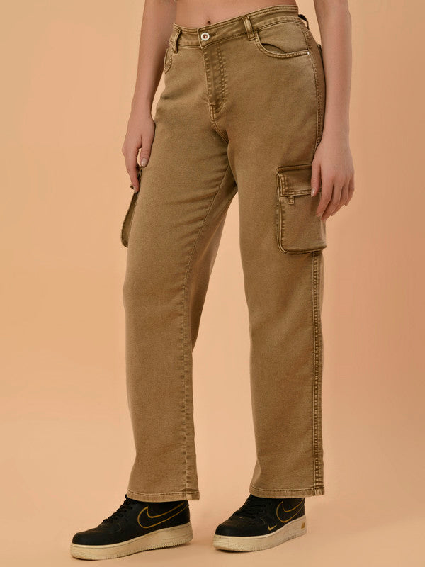 Albion Premium Lotus M Brown Jeans