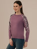 Albion Ladies Woolen Sweater– Perfect Winter Comfort_PURPLE