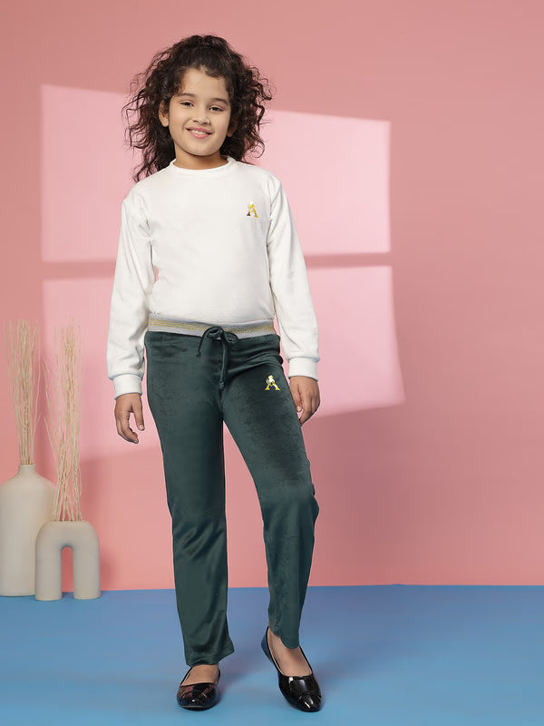 Albion Kids Track Pants Comfortable Lounge Trackpant | All Day Wear_B.Green