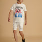 Albion Premium Boys Matching Cord Set | Short Sleeve Top + Shorts | Daily Wear