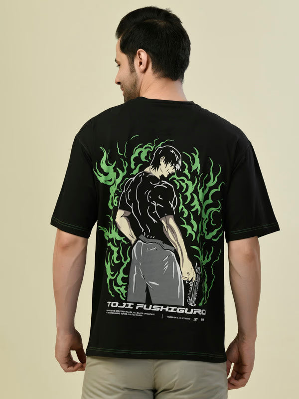 Albion Premium Cyan Black Men T-Shirt