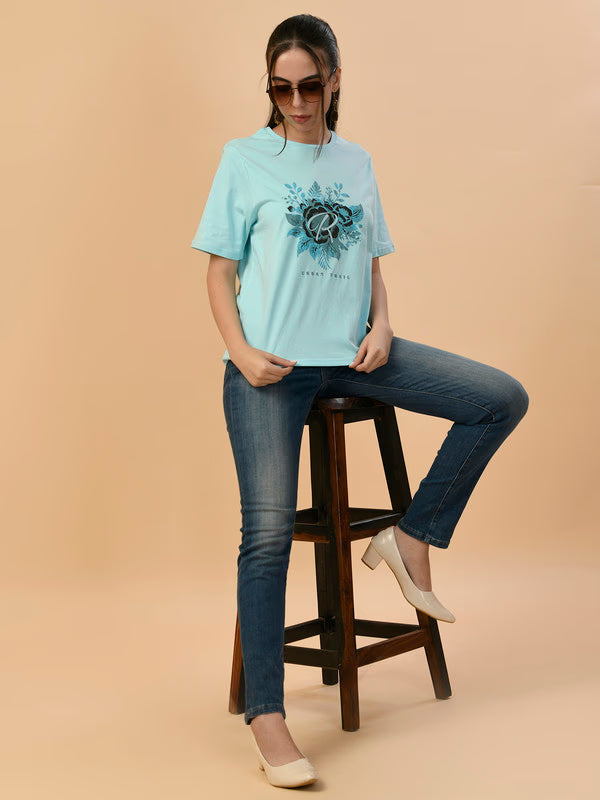 Albion Premium Ladies Aqua Regular T-Shirt