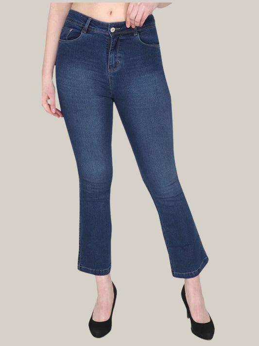 Albion Ladies Classic Mid-Rise Stretch Denim Jeans