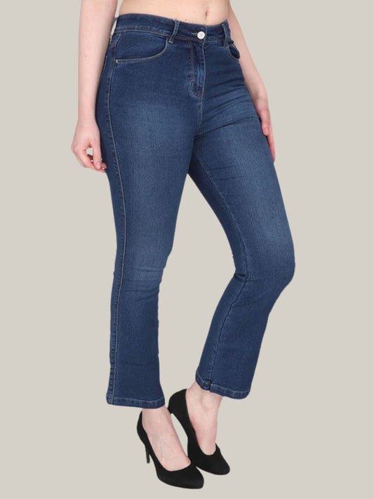 Albion Ladies Classic Mid-Rise Stretch Denim Jeans