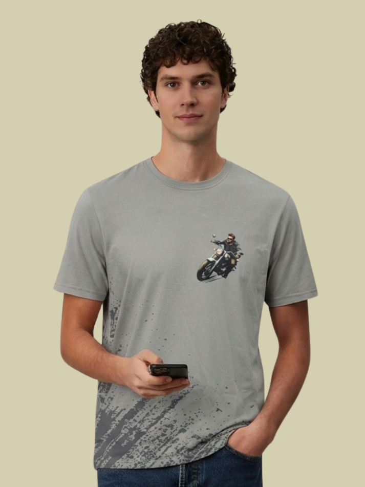 Albion Men’s Premium Graphic Print Casual T-Shirt