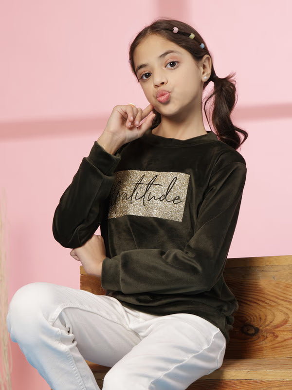 Girls Full Sleeve Sweater | Comfortable & Trendy