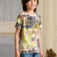 Albion Premium Boys Bambini Yellow T-shirt