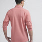Albion Premium Men's Winter Casual Peach T-Shirt