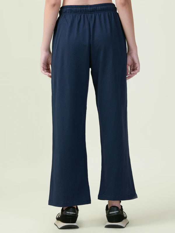 Albion Premium Ladies Cyan Navy Lowers Stylish Comfortable Track Pants