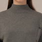 ALBION Women’s Designer Woolen Top – Elegant Look, Ultimate Warmth-GREY